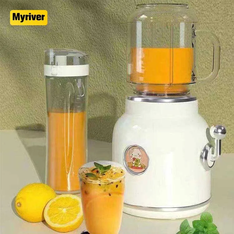 Myriver Household Buy Small Heating Automatic Food Processor Plastic Electric Juicer Blender Portable Soy Milk Maker Cooking Ble