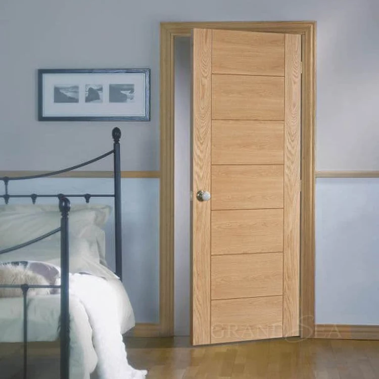 Latest Design Thailand Oak Bedroom Wooden Door Designs