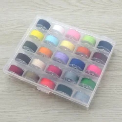 New material environmentally friendly 36 Colors Thread Spools Sewing Machine Plastic Bobbins thread box For Sewing Accessories