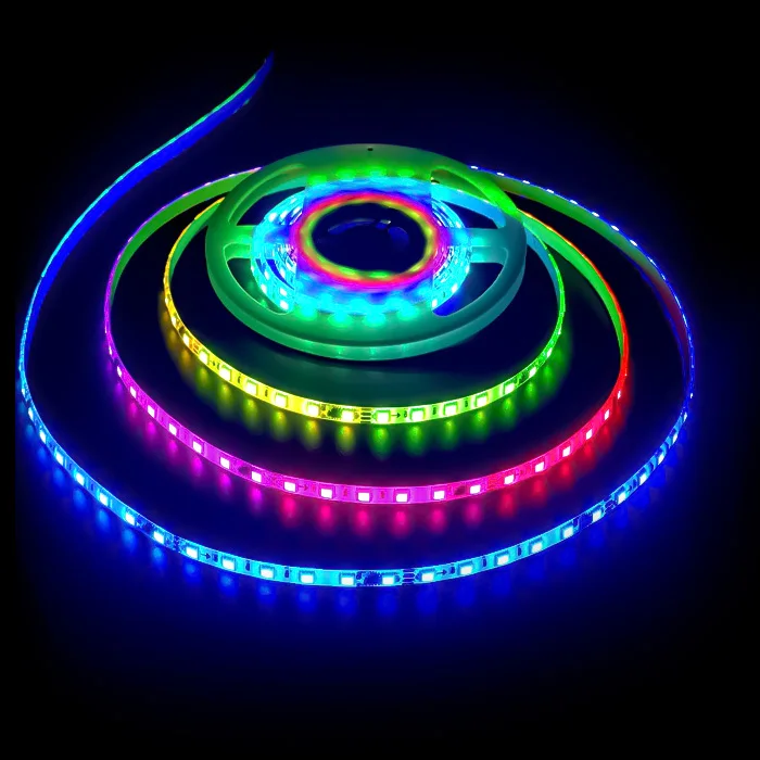 Energy Saving Home Indoor Ambient Light Decoration SMD5050 Lamp Strip Flexible Silicone Body Led RGB Strip Light