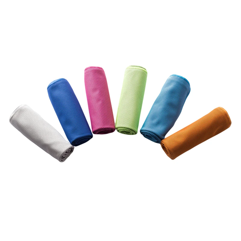 High Quality sweat instant ice cool cooling microfiber custom gym towel yoga sports outdoor microfibre gym towel for gym