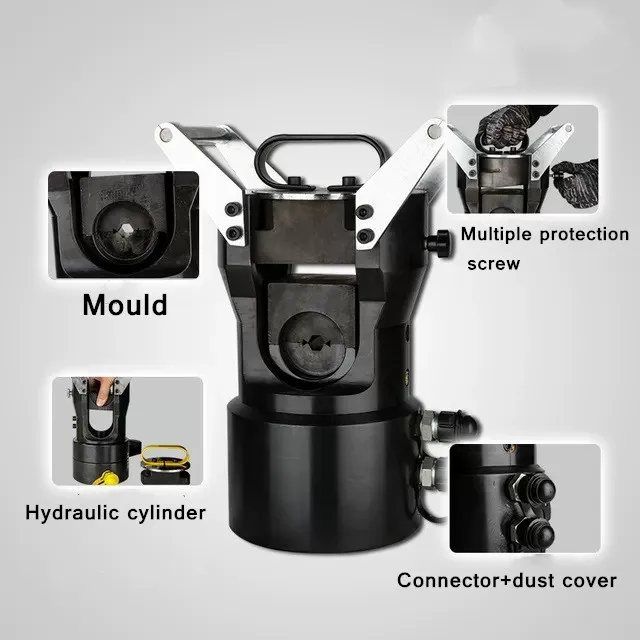 High Quality 80MPa Hydraulic Compression Crimping Head 100 Tons