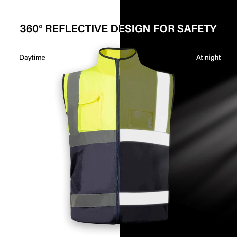 2024 New Arrival Reflective Safety Clothing Air Conditioning Work Wear Cooling Vest with Fans for wholesale