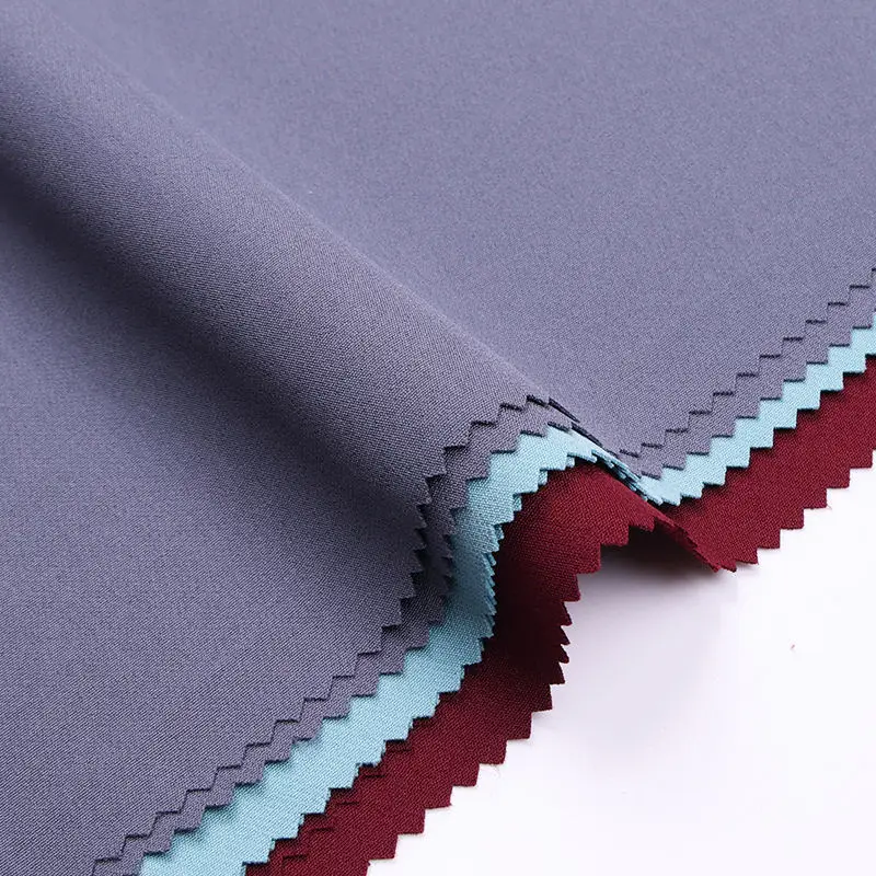 Shaoxing Wholesale 100d Woven Solid plain sports Sportswear Four Way Stretch Spandex NsLycra Fabric ns fabric