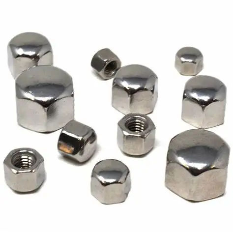 M4 M6 M8 M10 Stainless Steel Hex Cap Nut DIN 1587 Hexagon Domed Cap Nut