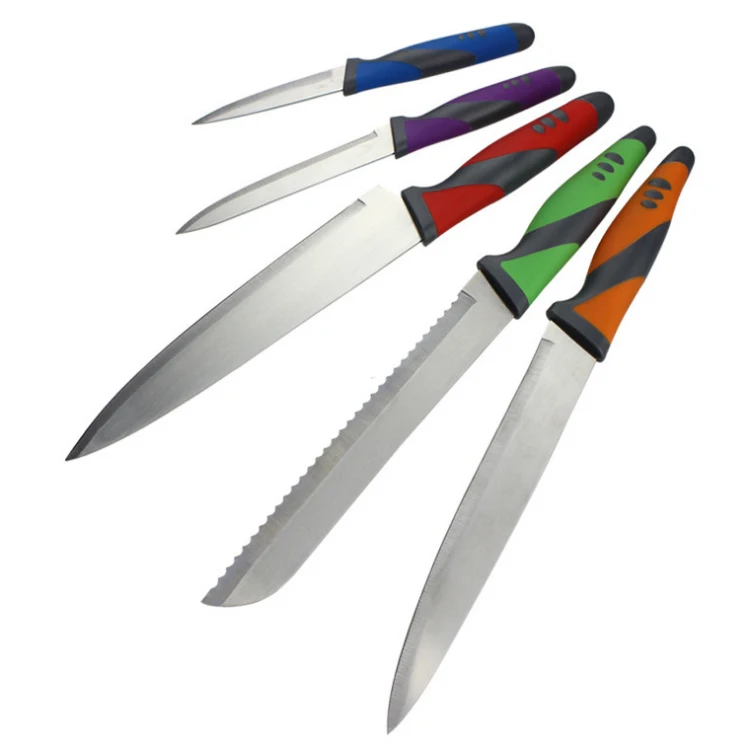 hot sale colorful cooking Nylon utensils chef knife holder set 11pcs Kitchen tools set with Rotating Stand