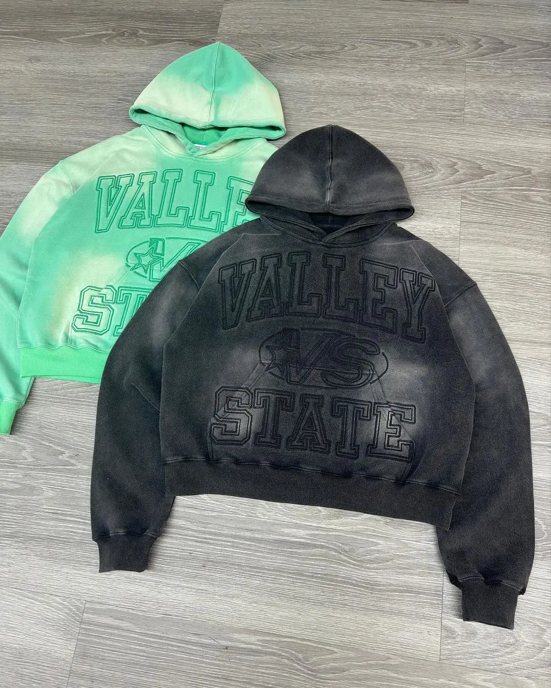 Wholesale Custom Plus Size Men Hoodies Streetwear Oversized Embroidery Heavyweight 500 GSM Acid Wash Sweatshirts Hoodies For Men