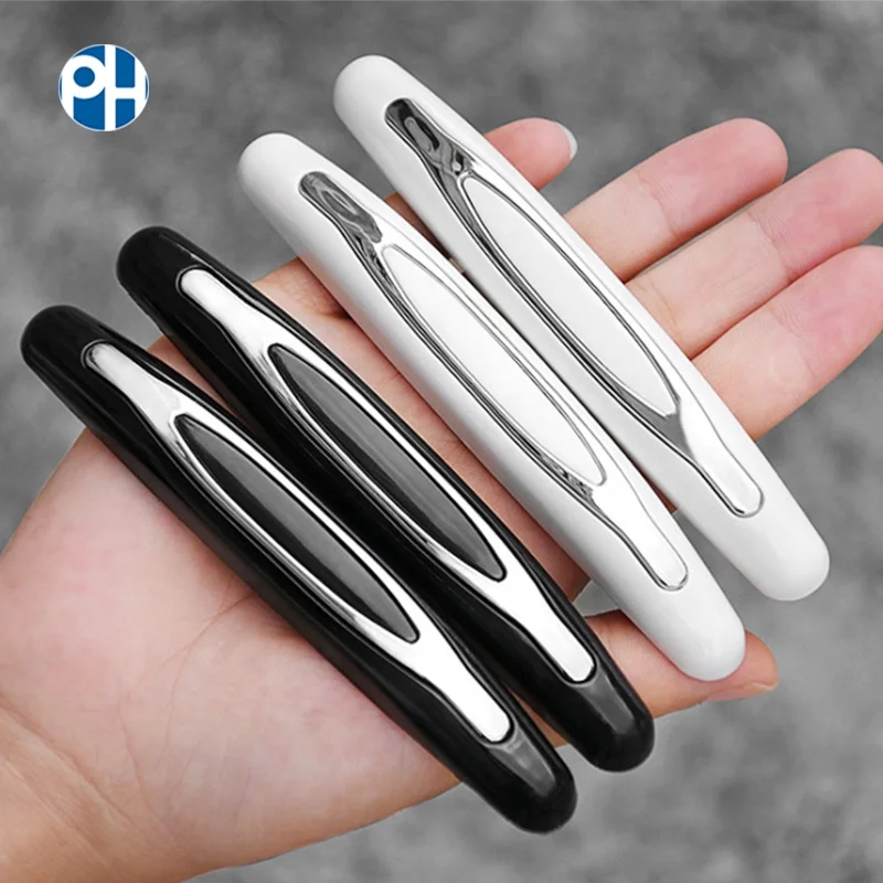 PH 4 шт. защитная полоса для дверей автомобиля защита от царапин автомобильные резиновые наклейки на бампер Защита краев