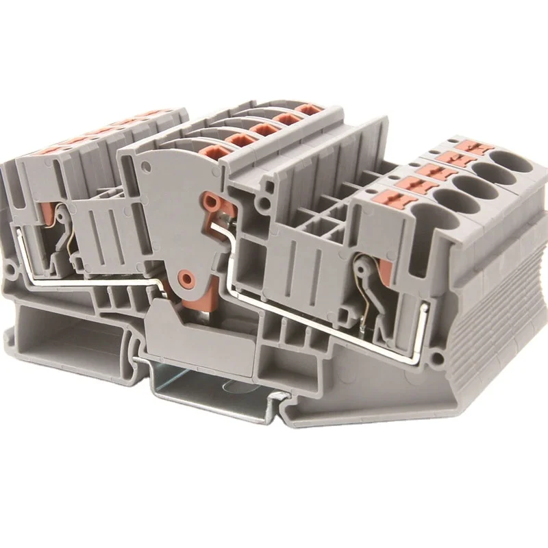 Factory Direct CHIKU Terminal Blocks Direct Push in Upper Spring Spring Break Test Feature