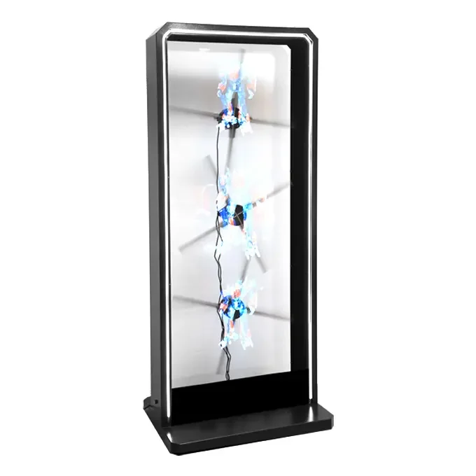 1*3 65Cm Holographic Fan Splicing Human Size Cabinet Projector 3D Hologram Advertising Fan 3D Hologram Projector