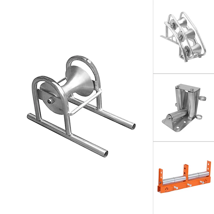 Manhole Rollers and Guides Chrome zinc plated finish on all units weight 9.4 kg Dimensions 450 200 310 mm