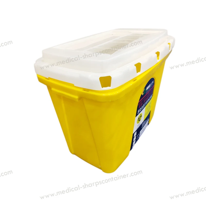 JCMED 510k PP material Medical sharp disposable container box 20L