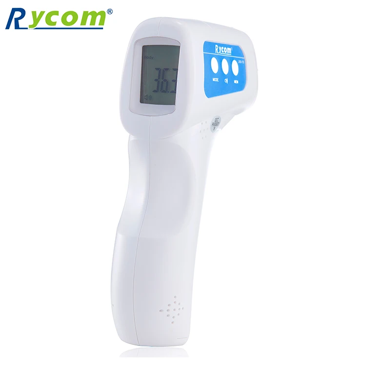 China LCD screen  three colors backlight  thermometer gun non contact infrared thermometer forehead digital