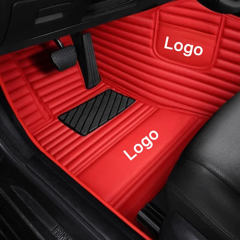 Wholesale Anti-Slip Branded Pvc Leather Car Floor Liner Mats For Toyota Pruis With Logo