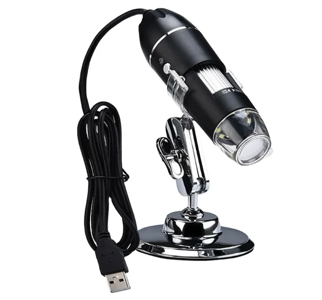 New 1600X Beauty Jewelry High-definition USB Digital Microscope Mini camera Portable USB microscope Magnifier 8LED  IC Detection