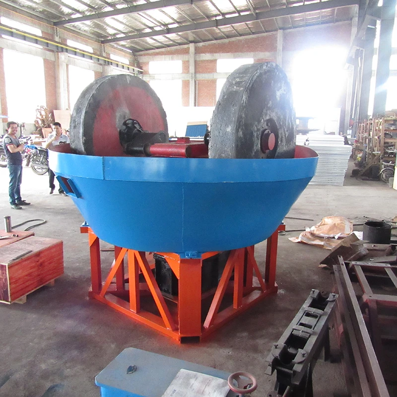 2024 Hot Sale China Wet Pan Mill for Gold Copper Silver Ore Grinding Mill Wet Pan Mill Price