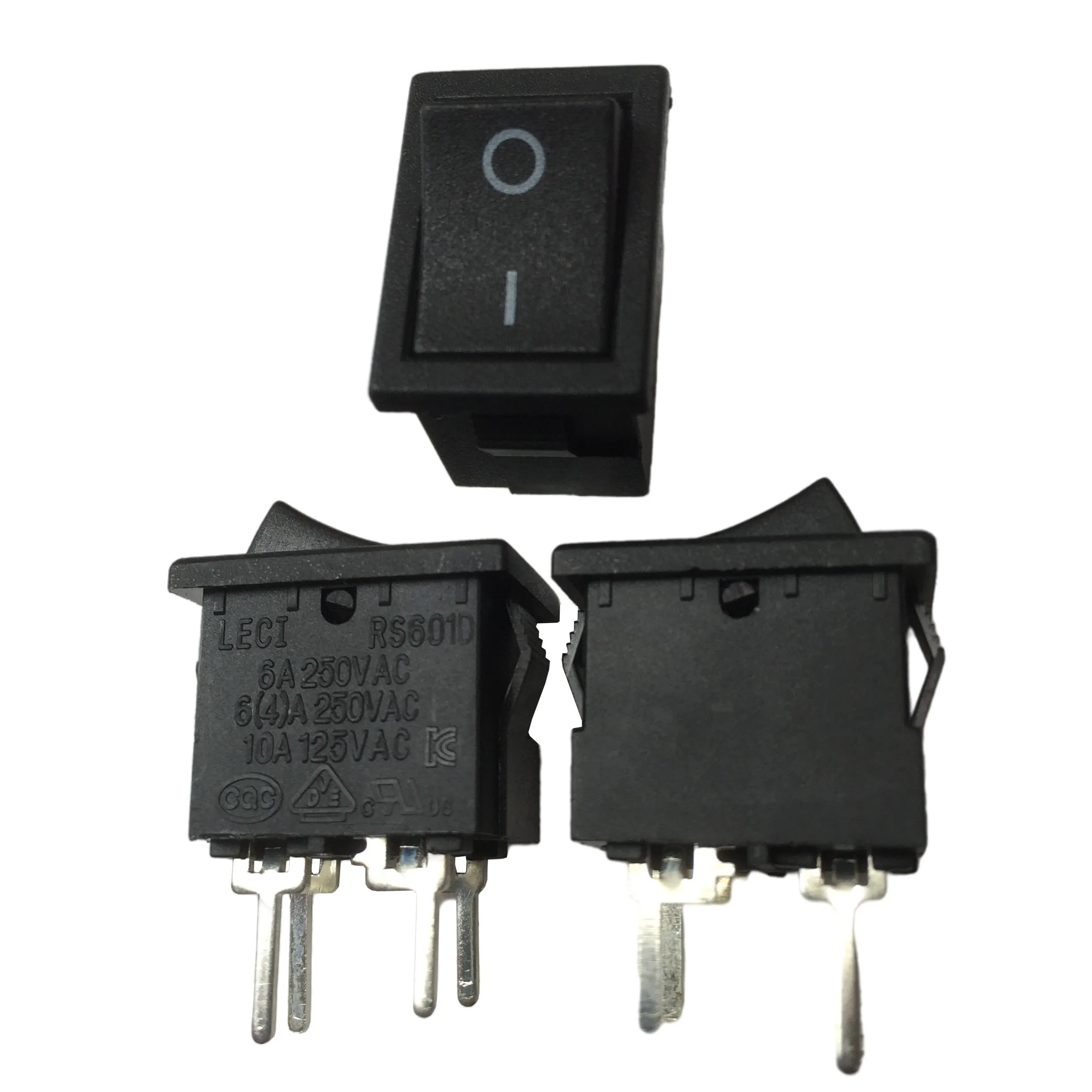 KCD1 KCD2 KCD3 On off 6A 250VAC/10A 125VAC Copper 2 Speeds 3pins Waterproof Round Rocker Switch T85
