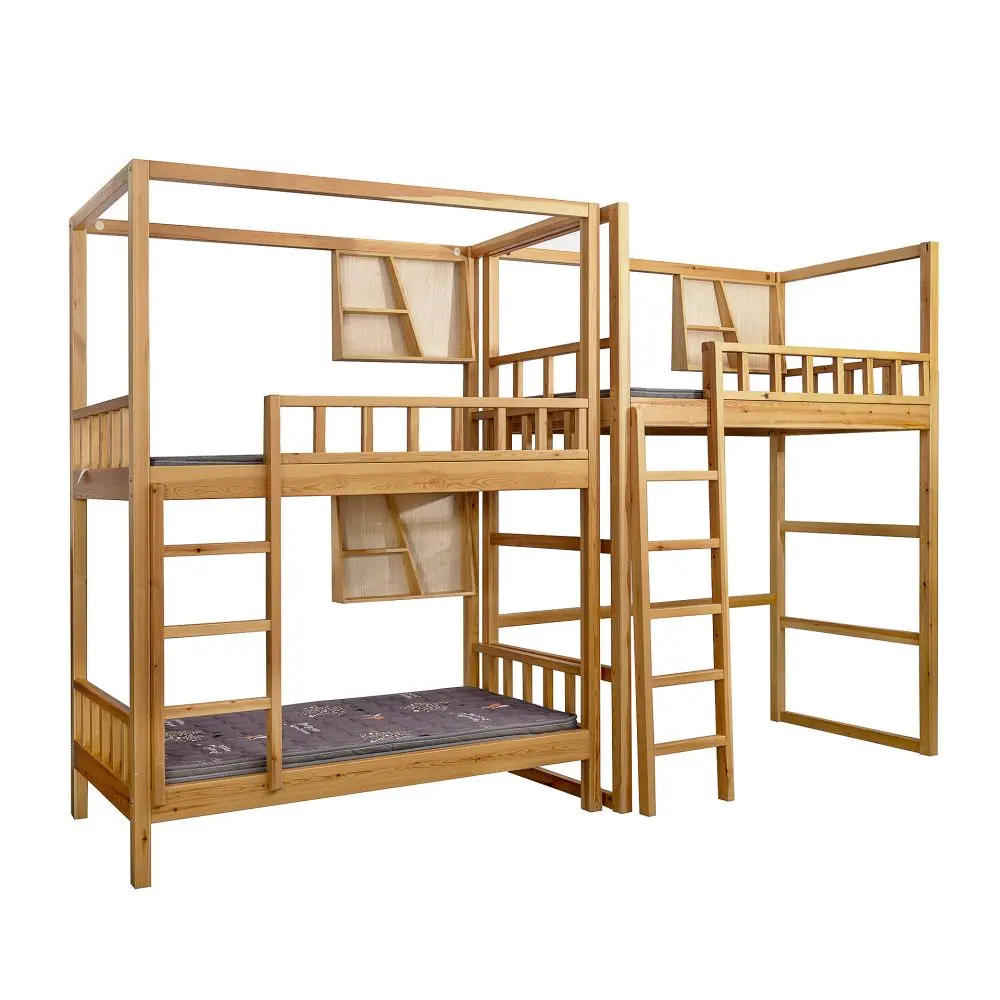 Factory Outlet High  Quality Pollution Prevention  Bunk Beds Wooden