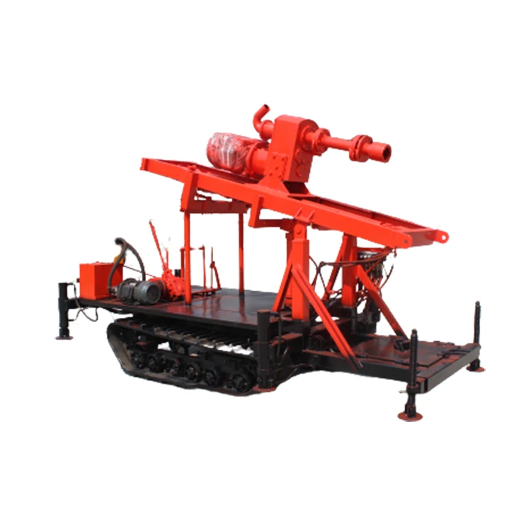 Household Diesel Well Drilling Machine Hydraulic Water Well Drilling Rig Farmland Irrigation Mini Portable Traction 200m