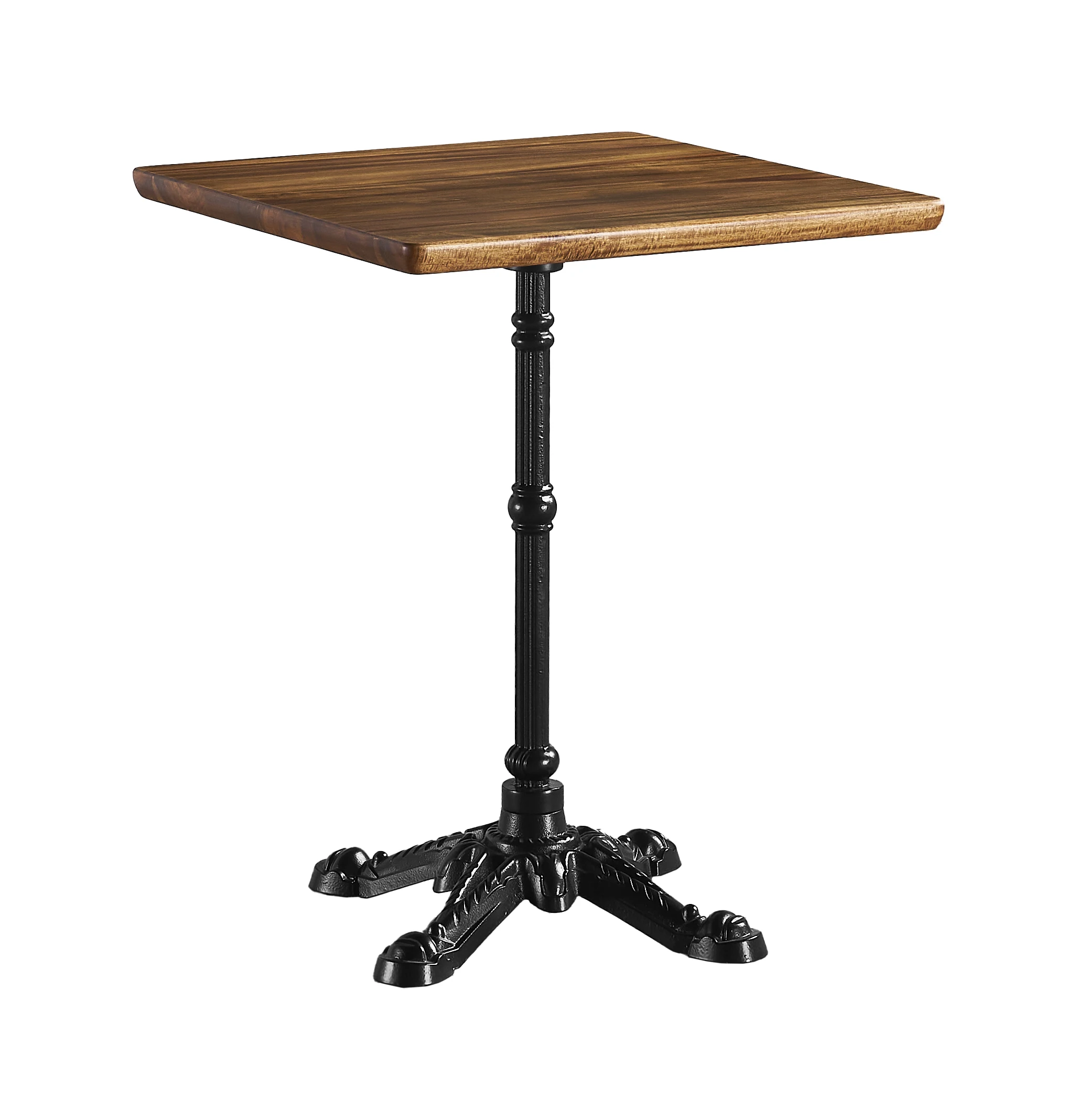 Red oak nature coating dining table wooden top and legs with modern Leisure Coffee Table for Home and Kitchen