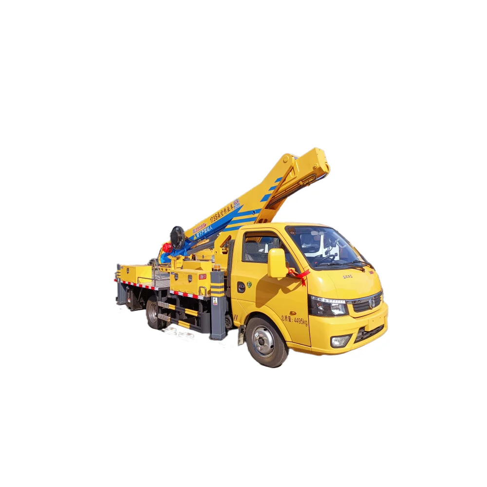 Hot sale 23m 17.5m high aerial work platform lifts man lifter stainless steel 200kgs bucket truck