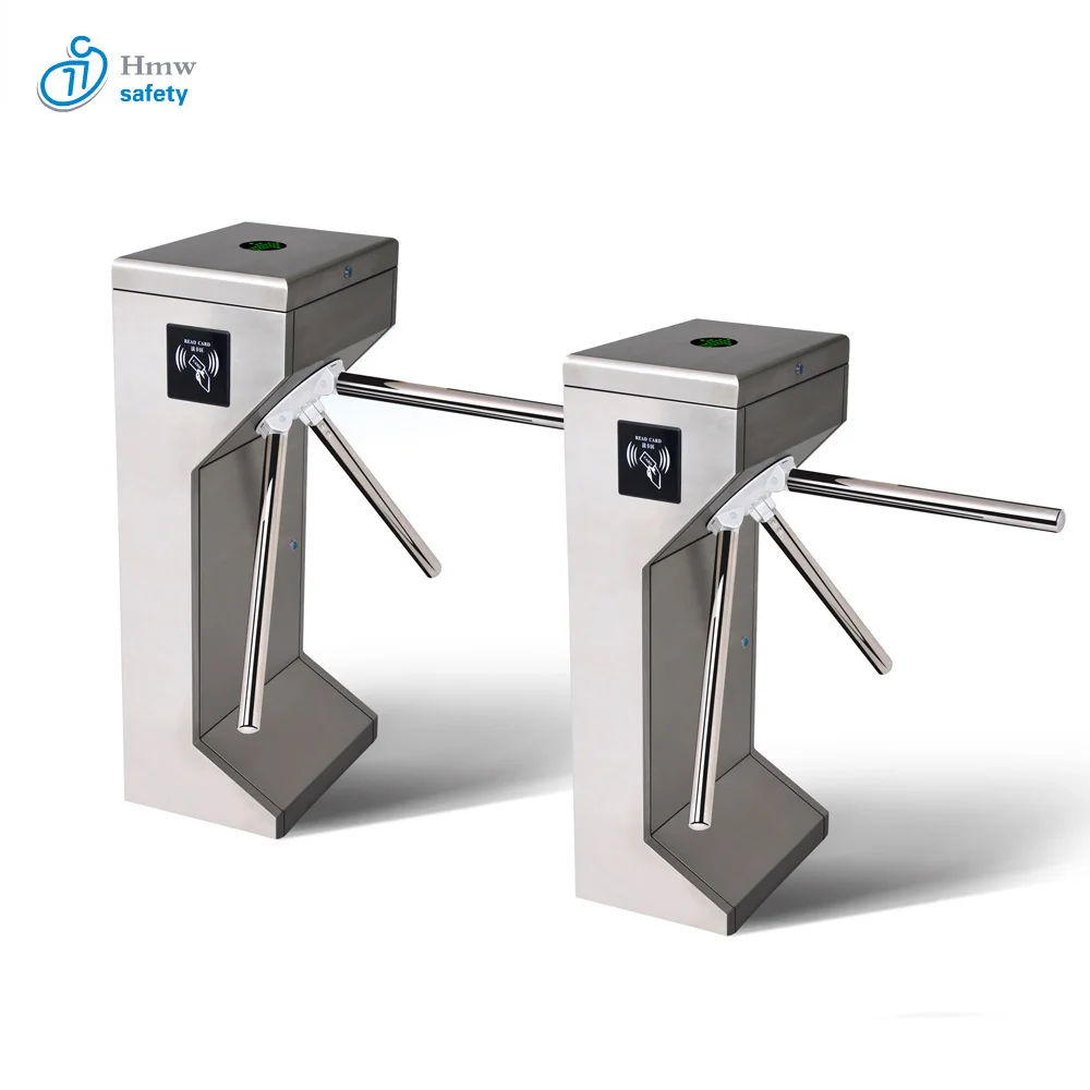 Factory Price Semi Automatic Fingerprint Double Tripod Turnstile
