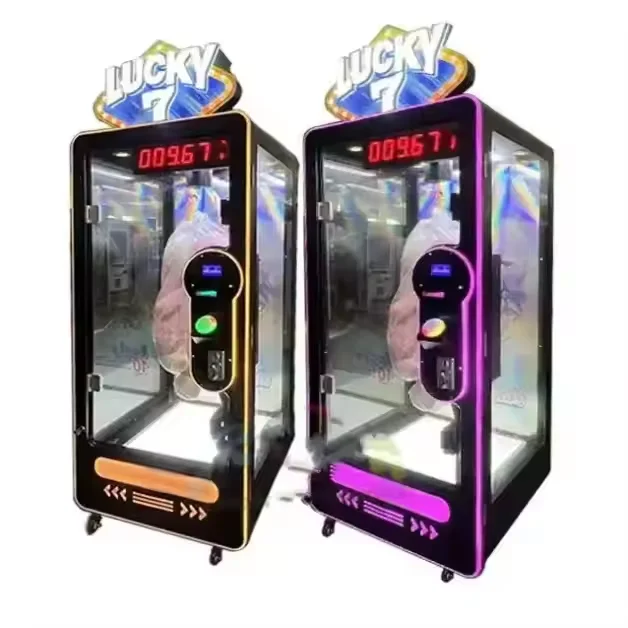 Competitive Price Classic Arcade Coin Operated Lucky Cutting Doll Toy Gift Game Vending Machine Arcade Claw Cut Game Machine