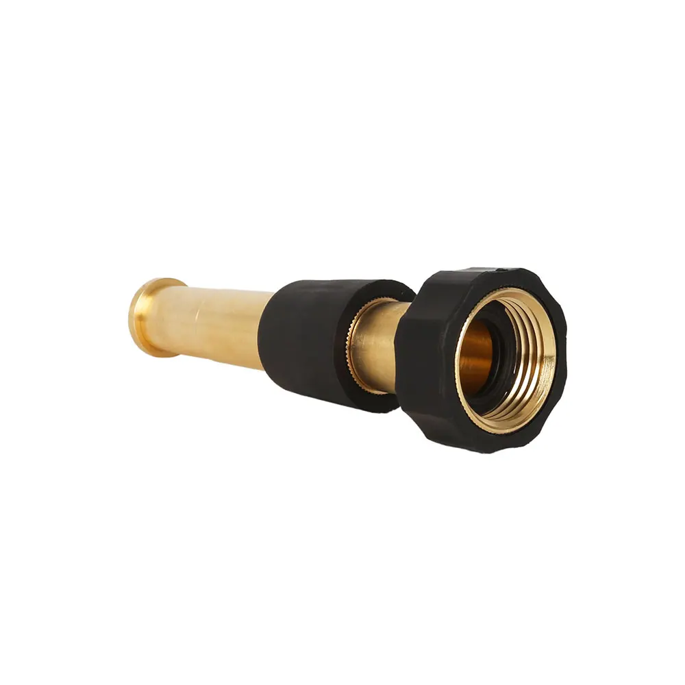 HX-3452 5' Solid brass variable flow controls hose nozzle water gun with rubber