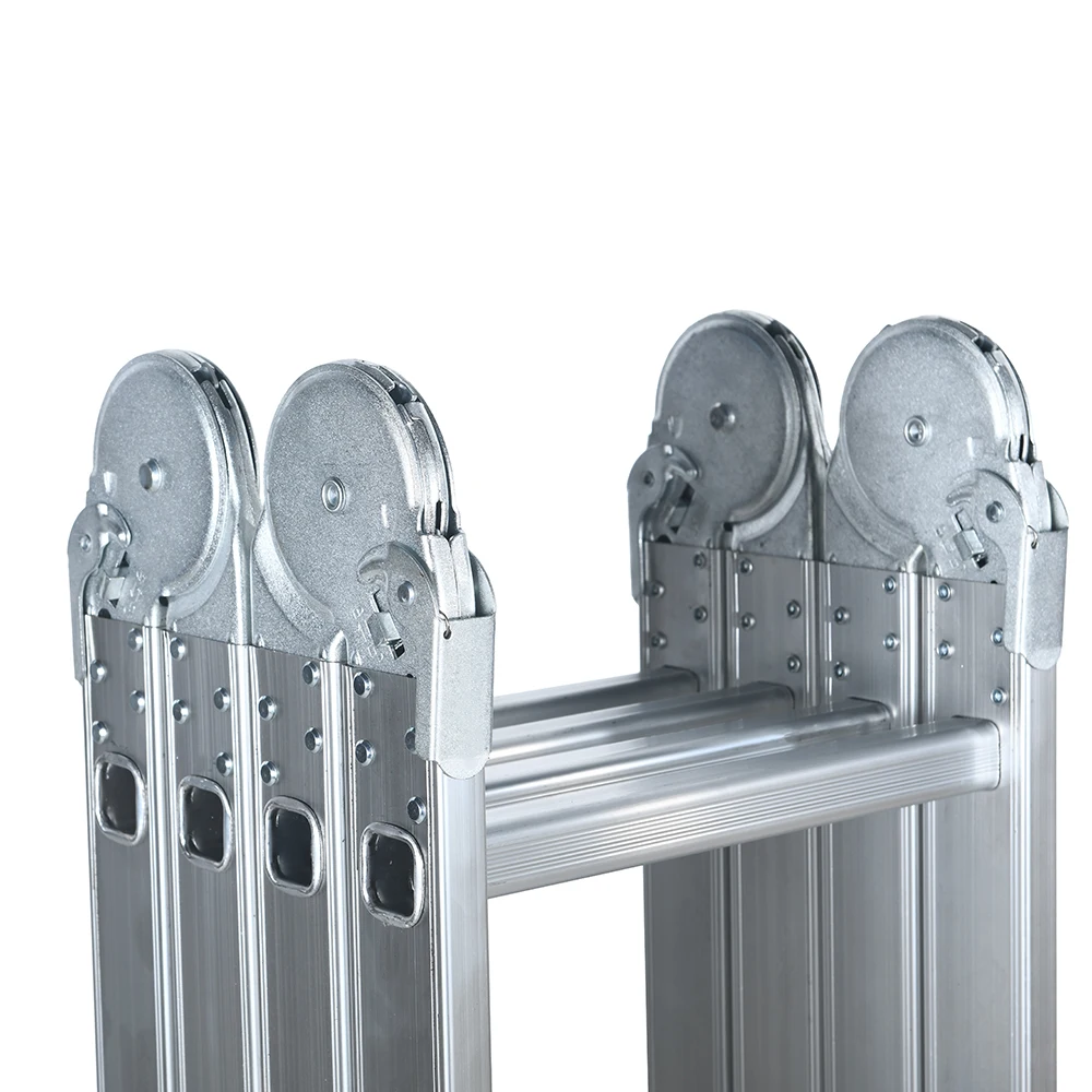En131 4X3step Aluminium with Big Joint Multipurpose Ladder aluminium ladder foldable
