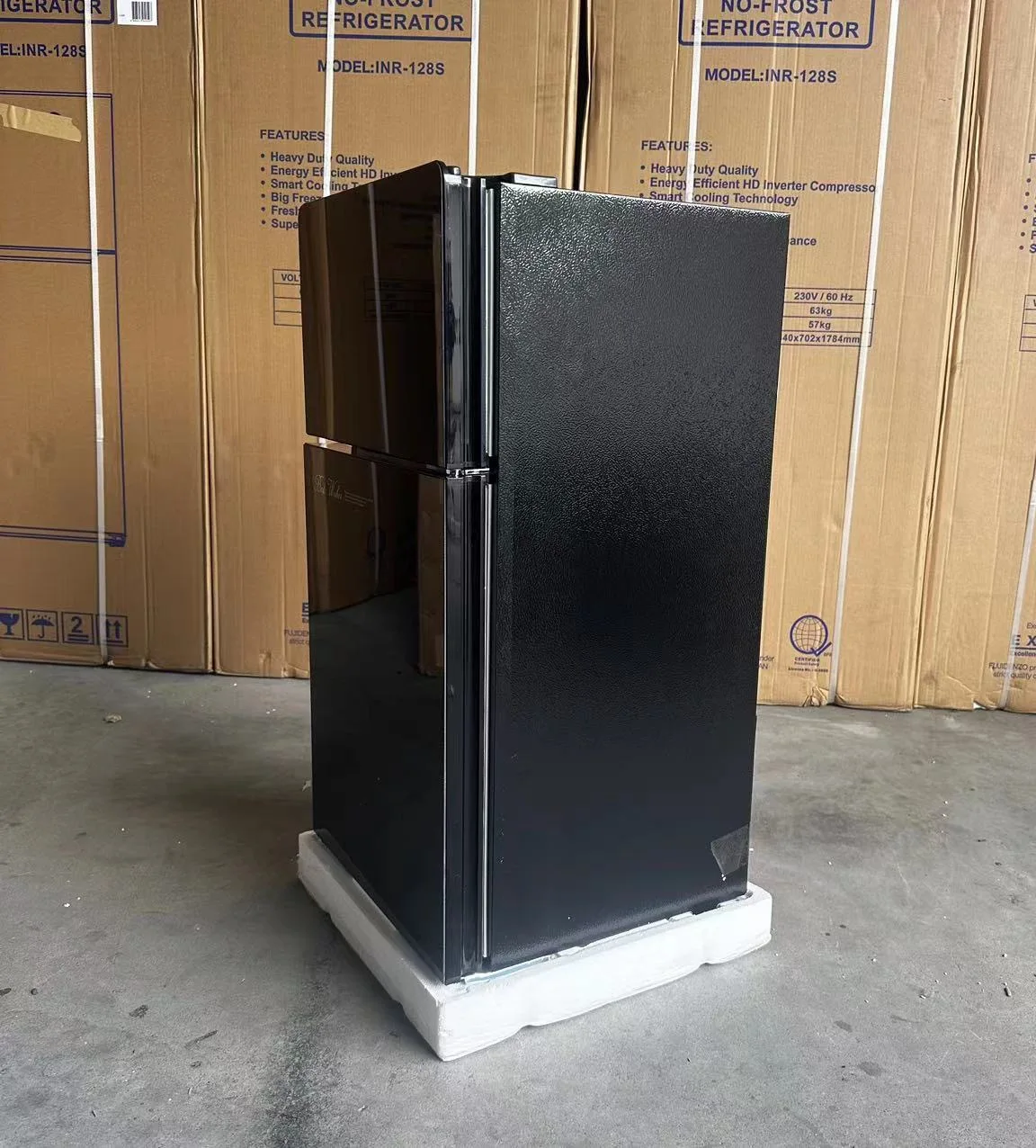 58l Black Home Full Capacity 38l-169small Clean Flavor Refrigeration Refrigeration Double Door Energy Saving Small Refrigerator
