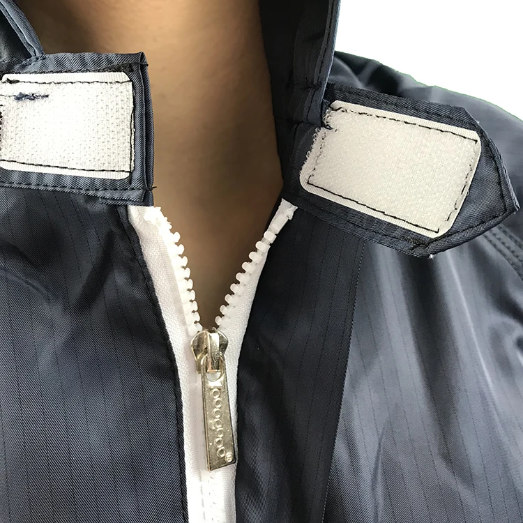 Washable Safety Working ESD Anti Static Cleanroom Clothes Coverall For Cleanroom