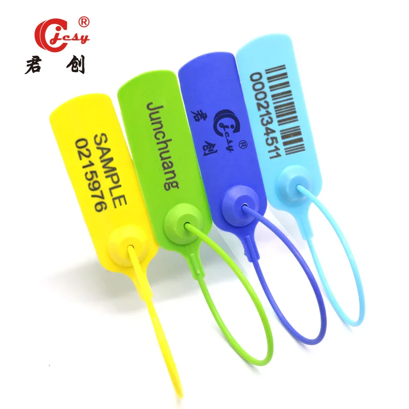 JCPS005 Container Disposable Plastic Seal Plastic Seal For Clothes Sneakers Plastic Tag