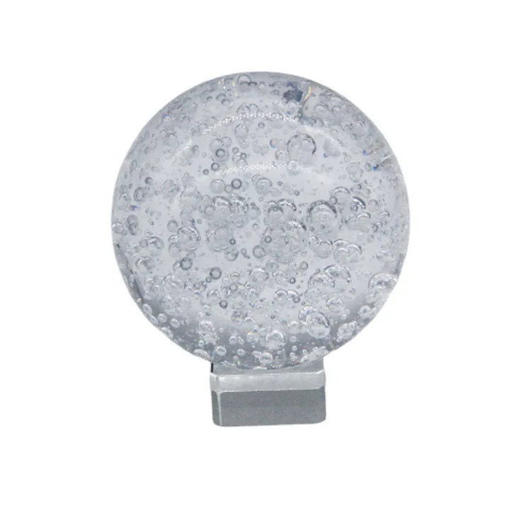 JY crystal crafts оптовая продажа Профессиональный Мульти-Спецификация стеклянный шар-пузырь со стеклянной основой