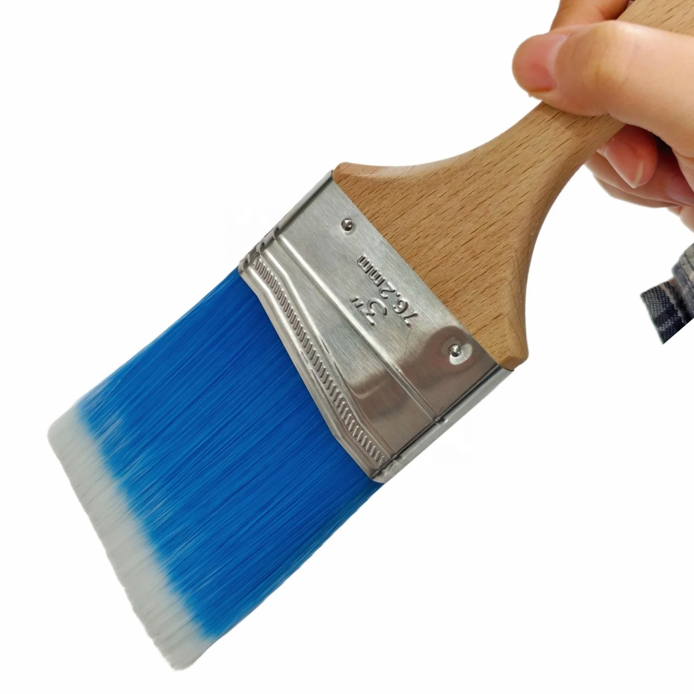 Wooden Handle Paint Brush wall decoration Angular Paint Brush Professional grade paint brush