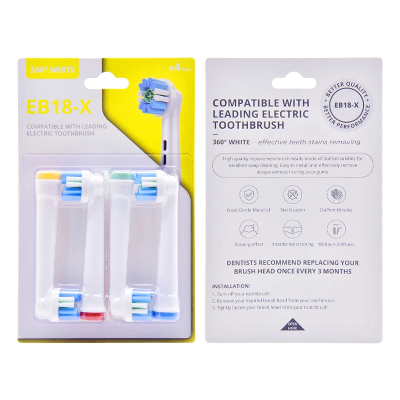 Оптовая продажа Oem Eb18X Sonic Автоматическая Съемная электрическая зубная щетка с сменными