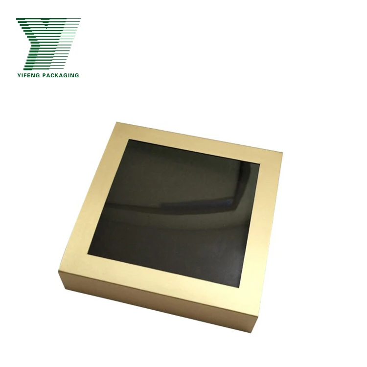 High Quality Custom Design Wedding Sweet Candy Paper Packaging Box Handmade Truffle Chocolate with Pvc