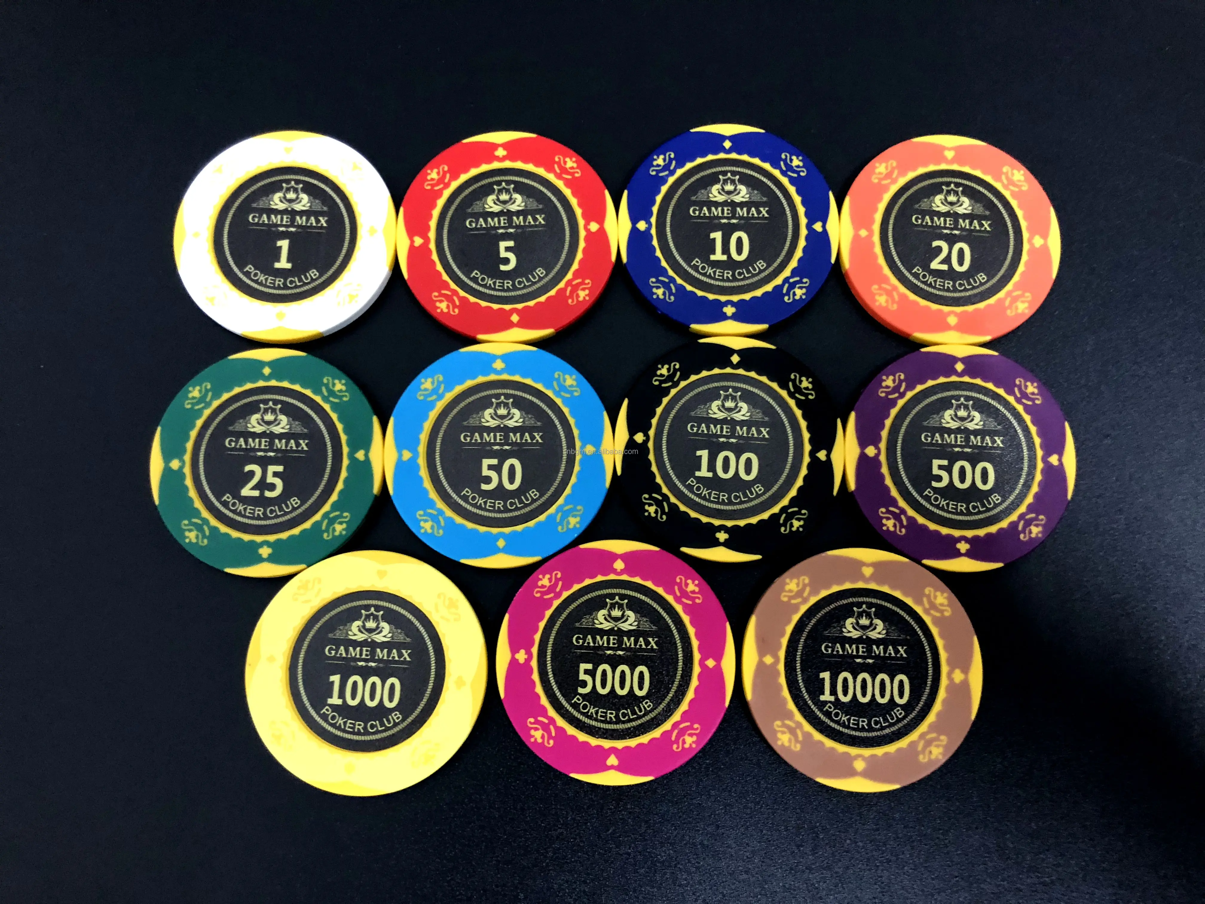 The Latest Version 14g Casino Professional Clay Customized Poker Chips