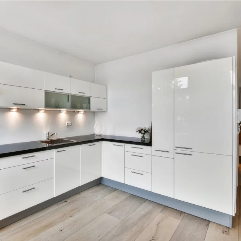 Modern Style European Wholesale Matt Grey Modern Lacquer Kitchen Cabinet Affordable Kitchen Cabinets