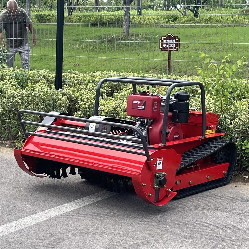 Self propelled remote control Robot Gas Lawn Mowers with the snow plow blade to USA Europe