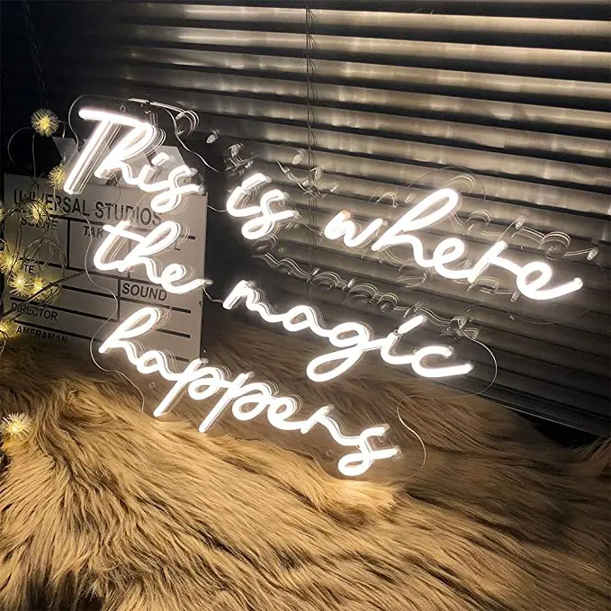 GIGO innovative Chinese products custom made decorative neon shop light up letter sign