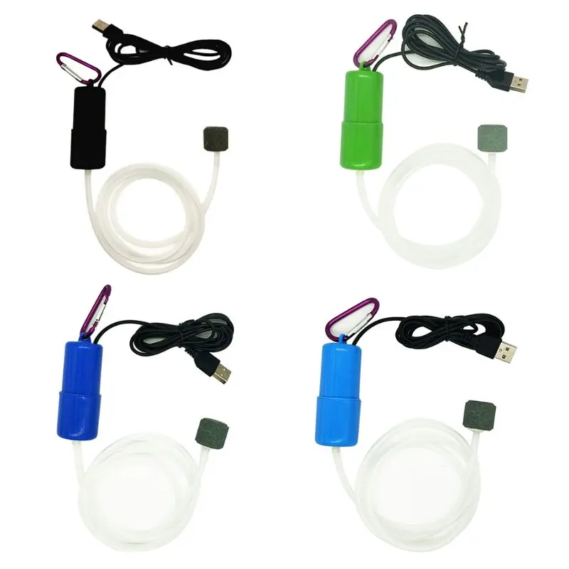 Portable Mini USB Aquarium Fish Tank Oxygen Air Pump Mute Energy Save Compressor Aquatic Terrarium Accessories