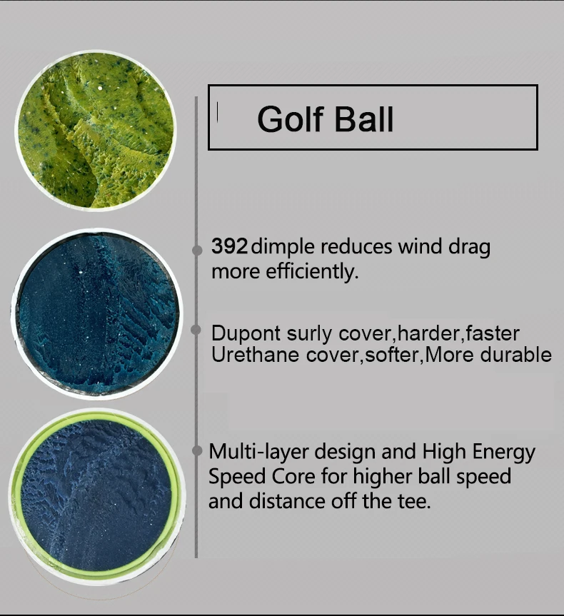 golfball bio custom used golf ball bulk cores imprimante balle de golf bright color grade free samples luxury golf balls