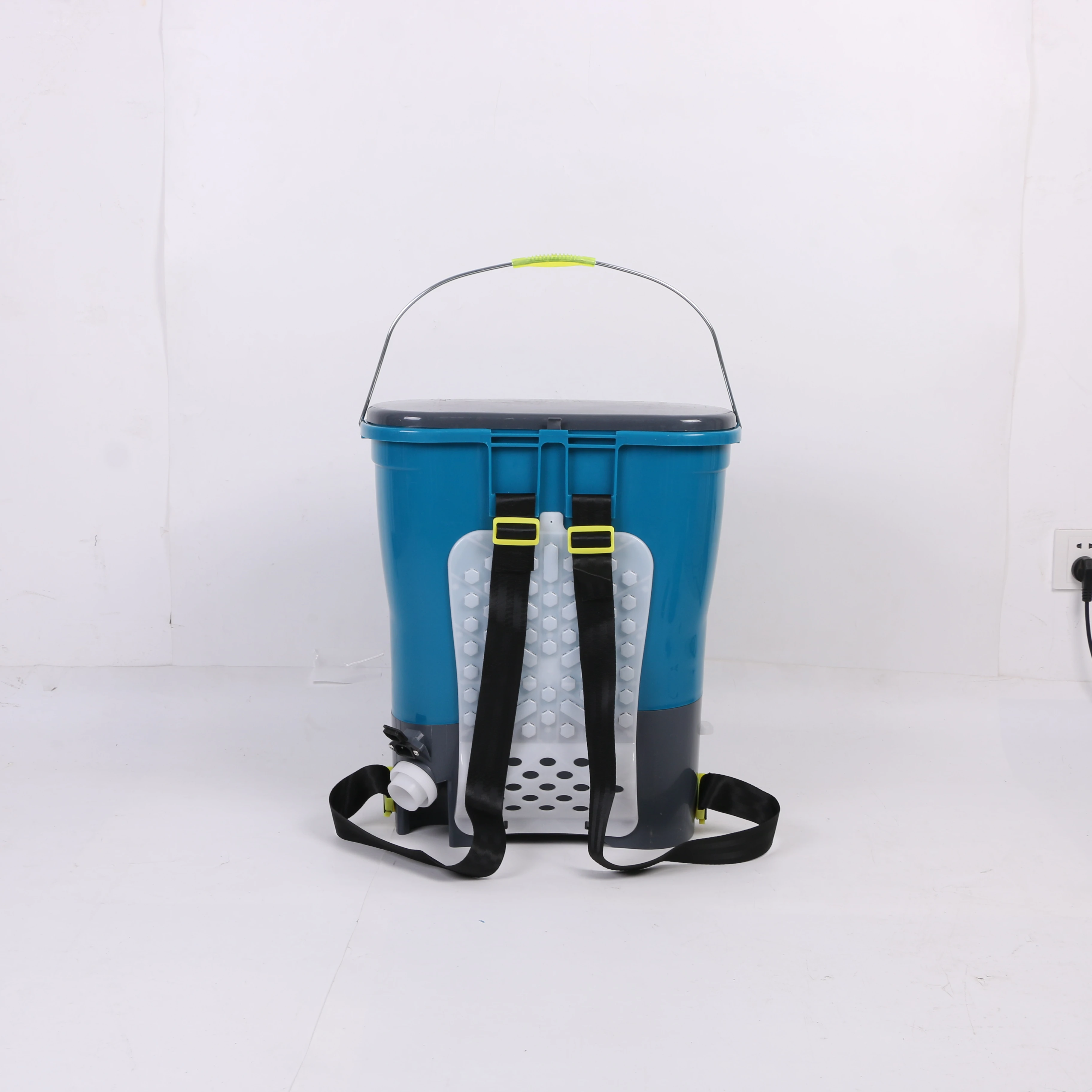 Farm 25L PP tank backpack electric battery dispenser applicator machine granular fertilizer spreader wheat corn rice fields