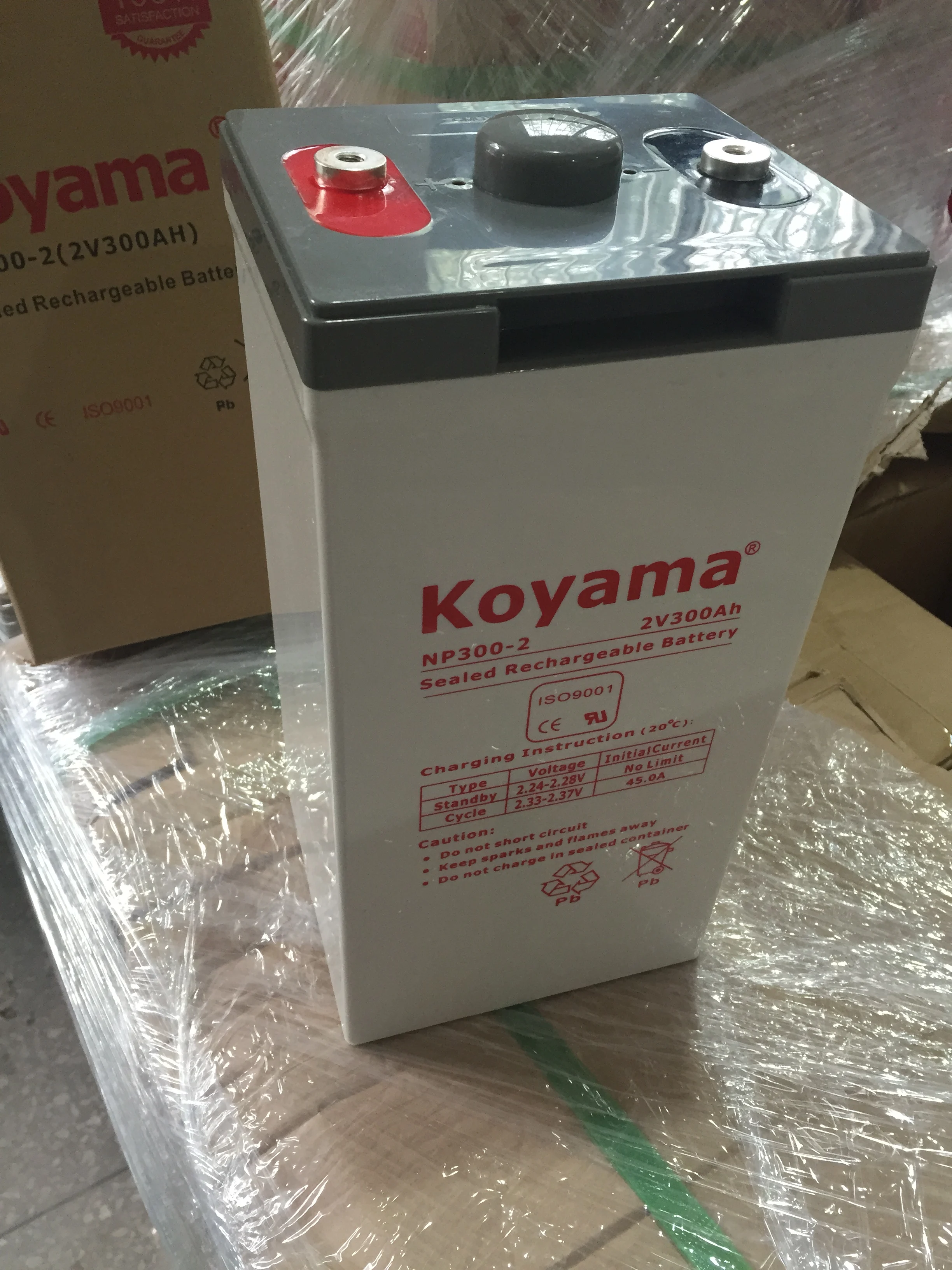 Factory price deep cycle inverter battery 2V 300ah AGM VRLA battery