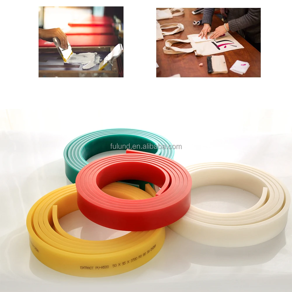 Валик для трафаретной печати резиновый/PU лезвие