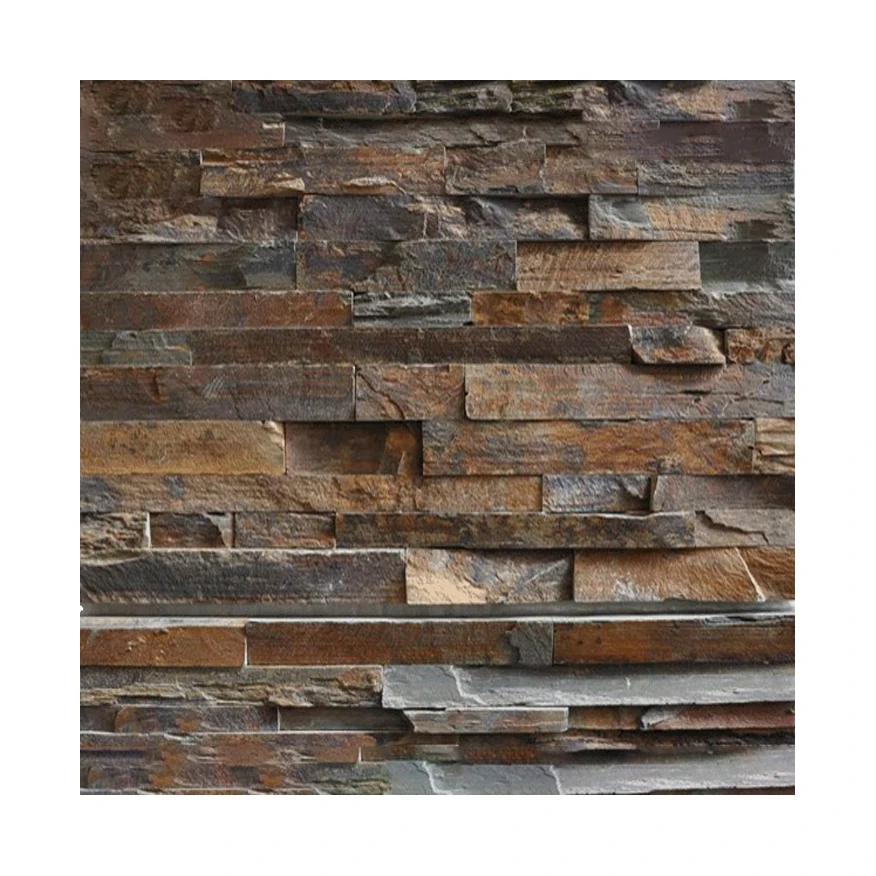 Wholesale Tile Modern Cheap Natural Veneer Slate Culture Stone For Houses Wall Cladding