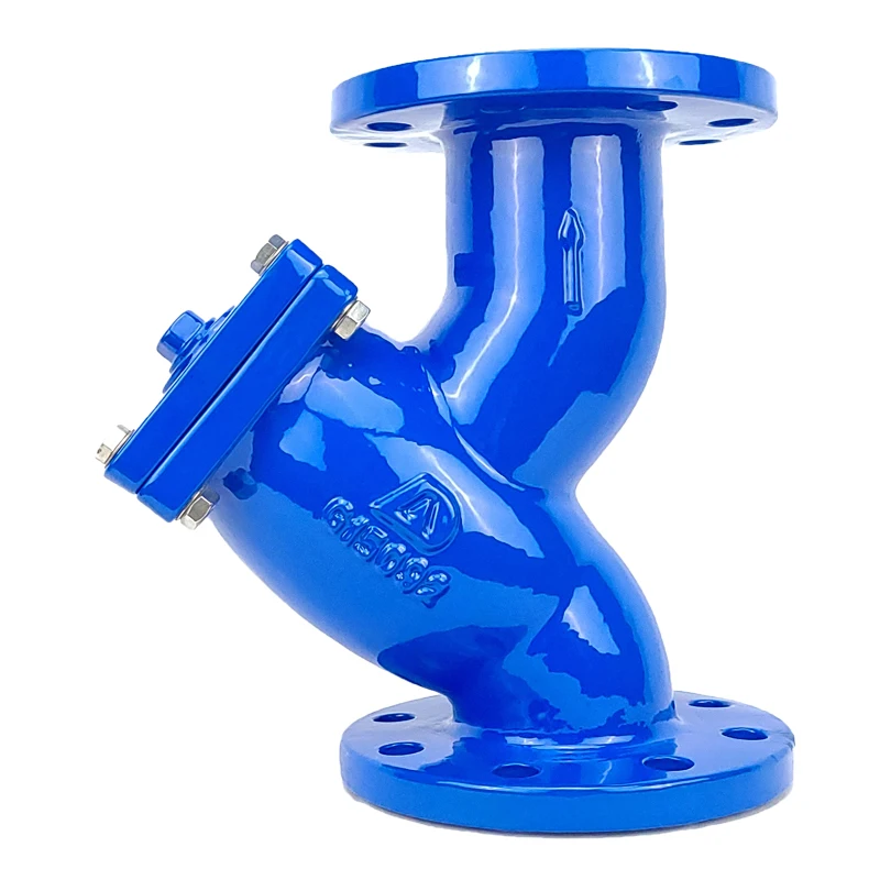 Cast iron Y-strainer valve DIN 3202-F1 100 mm y type filter