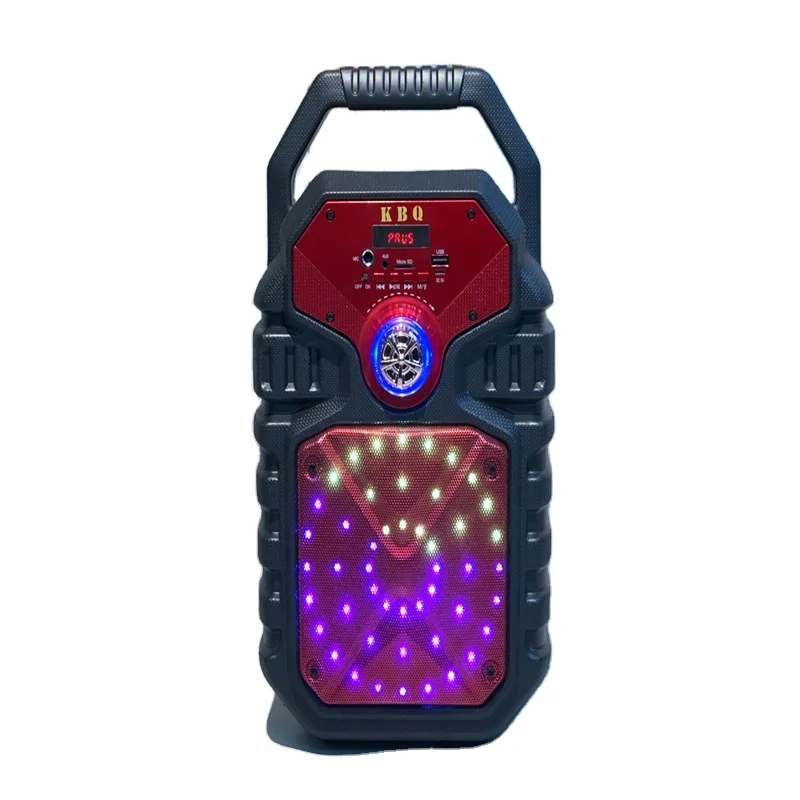 Subwoofer Heavy Bass Speaker Home Theater System Hifi Audio Rgb Lighting Stereo Sound Bluetooth Usb Fm Radio Karaoke Speaker