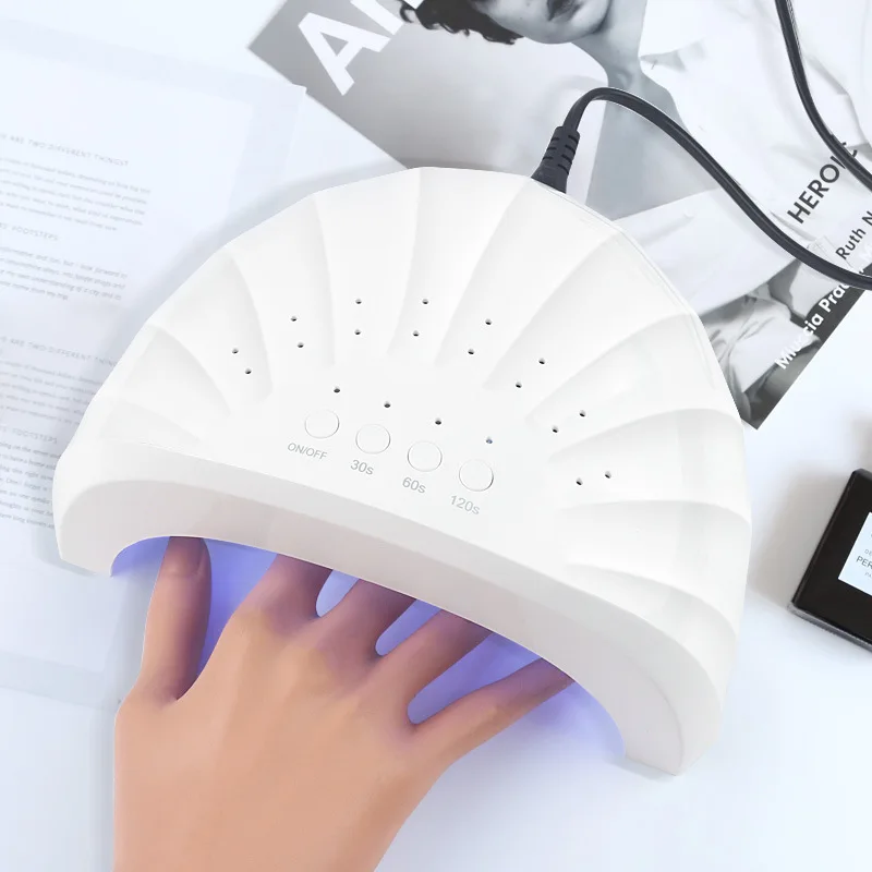 U18 48W Sun Led Nail Lamps Strong Power Shell Shape Automatic Timing Setting High Quality Nail Lamp