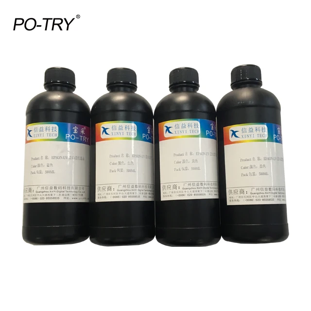 Hot Selling Black Uv Ink For Epson Dx5 Blue Uv Ink For Epson Printhead
